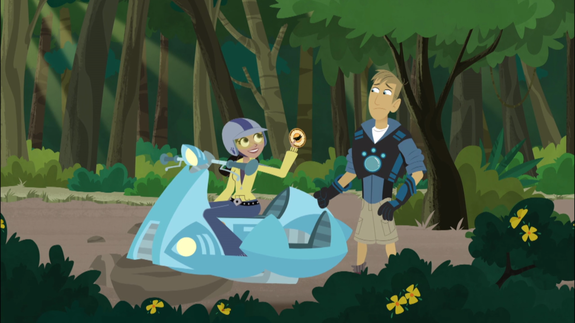 Image - Aviva with Harpy Eagle Disc.png | Wild Kratts Wiki | FANDOM