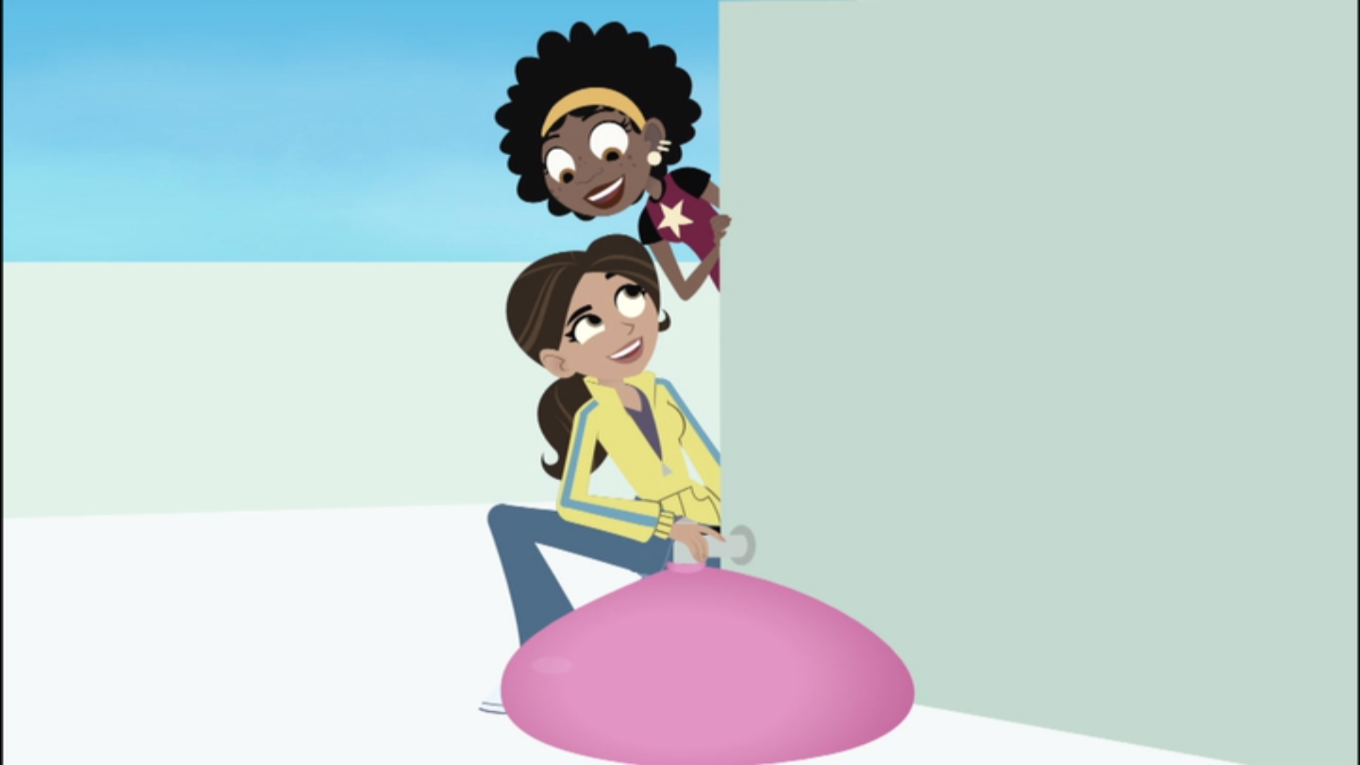 Image - Girls with Big Water Balloon.png | Wild Kratts Wiki | FANDOM