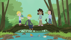 Kids with Boats