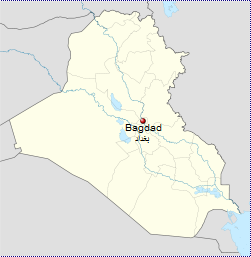 Bagdad mapa