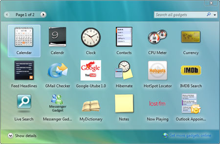 windows 7 how to install gadgets