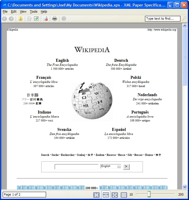 XML Paper Specification Microsoft Wiki FANDOM powered by Wikia