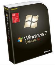 Windows 7 Ultimate N Upgrade caja