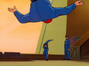 Archer throwing maniac