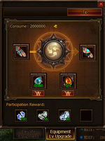 EquipmentUpgrade Menu Sample