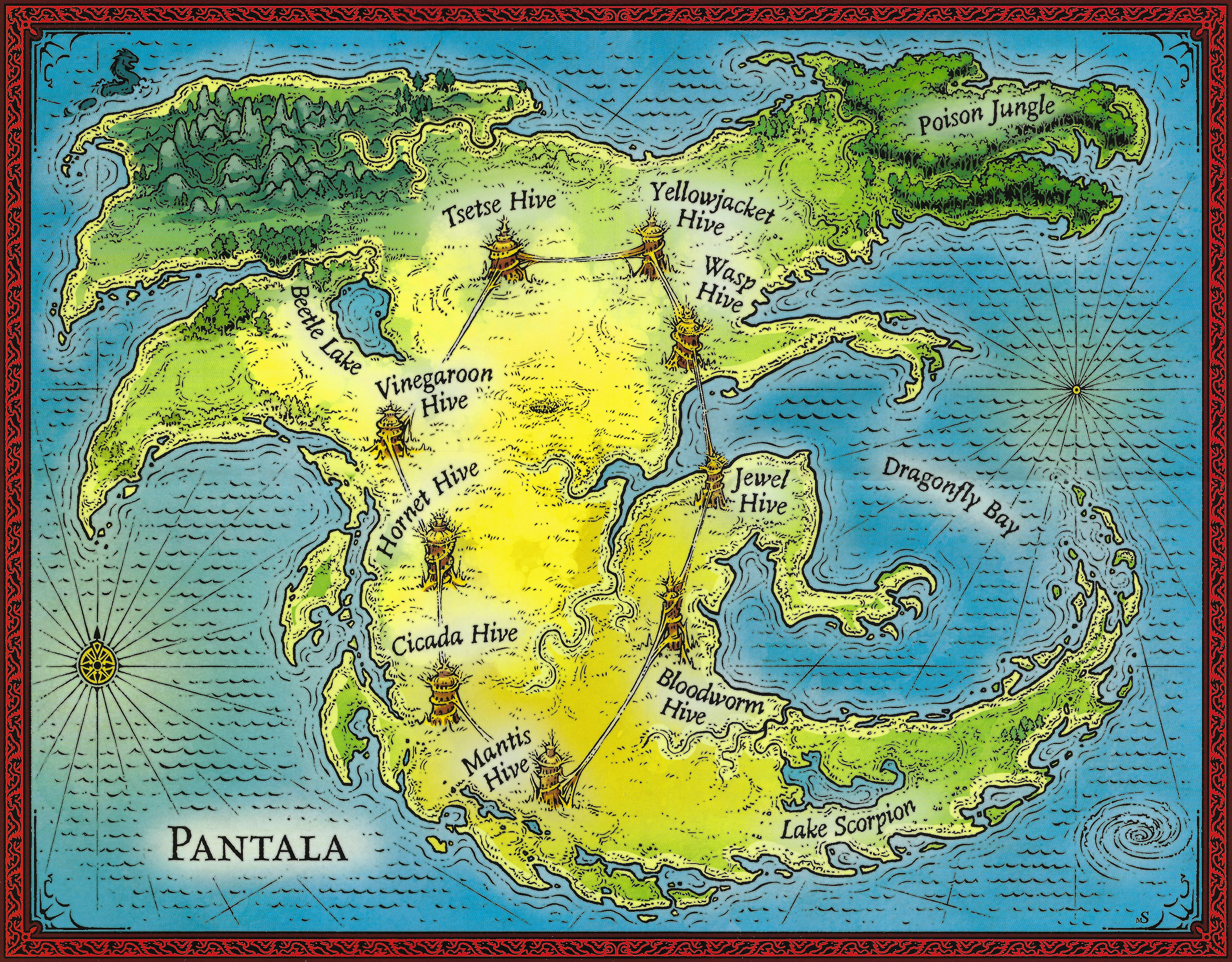 Wings Of Fire Map Pantala | Wings of Fire Wiki | Fandom