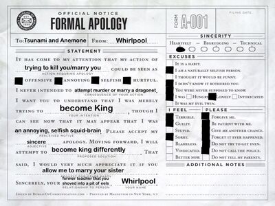 Whirlpool apologyalt