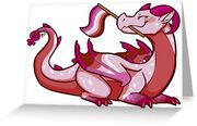 Lesbian Pride Dragon