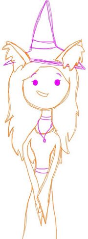 Delphox as a human