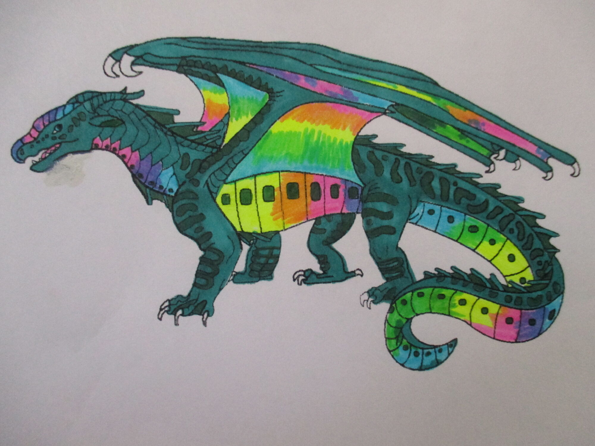 Mika (RainWing/SeaWing Hybrid) | Wings of Fire Fanon Wiki ...