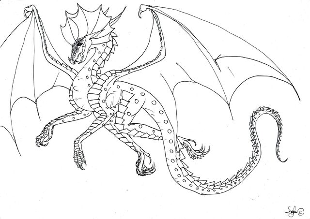 Image - Happy (RainWing) LINED.jpg | Wings of Fire Fanon Wiki | FANDOM