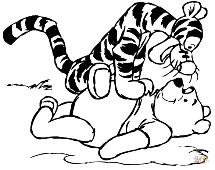 image tigger on pooh coloring page gif winniepedia fandom