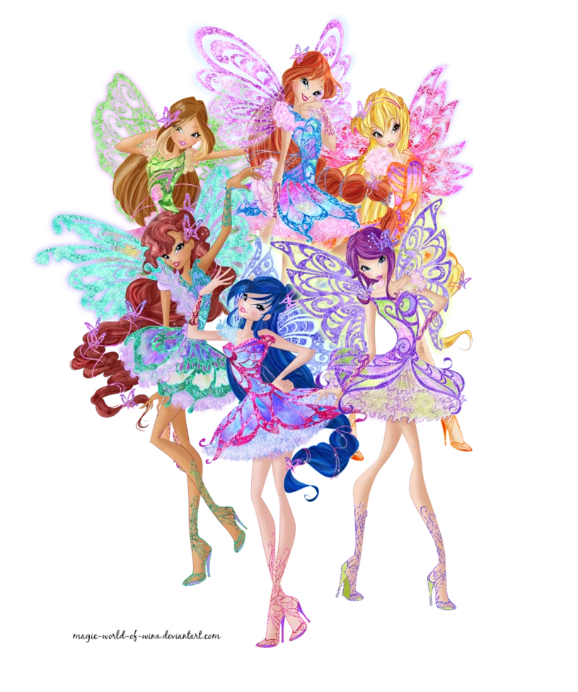 Image Winx club group butterflix png by magic world of winxd8z33g0