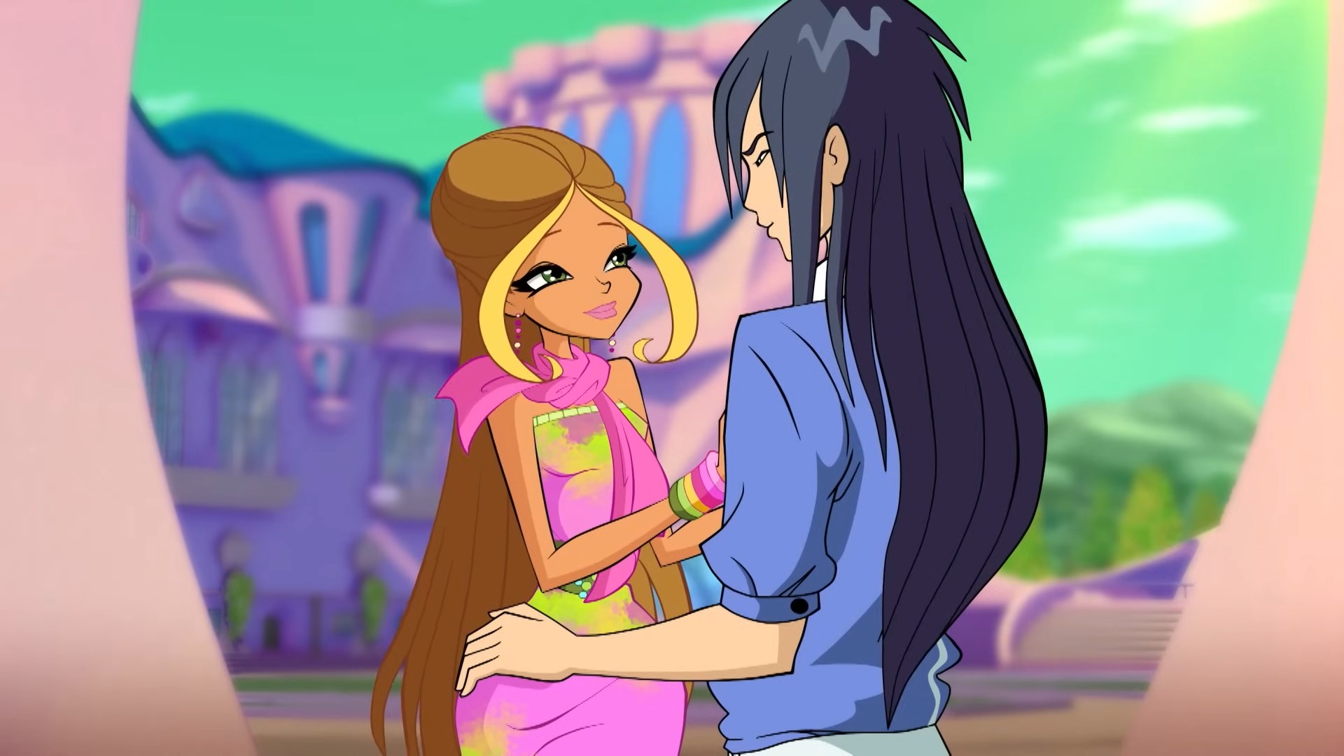 Flora Helia Winx Club Wiki Fandom Powered Wikia Romantic Couple