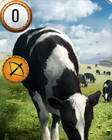 cow gwent card witcher wiki fandom
