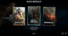 Thronebreaker difficulties