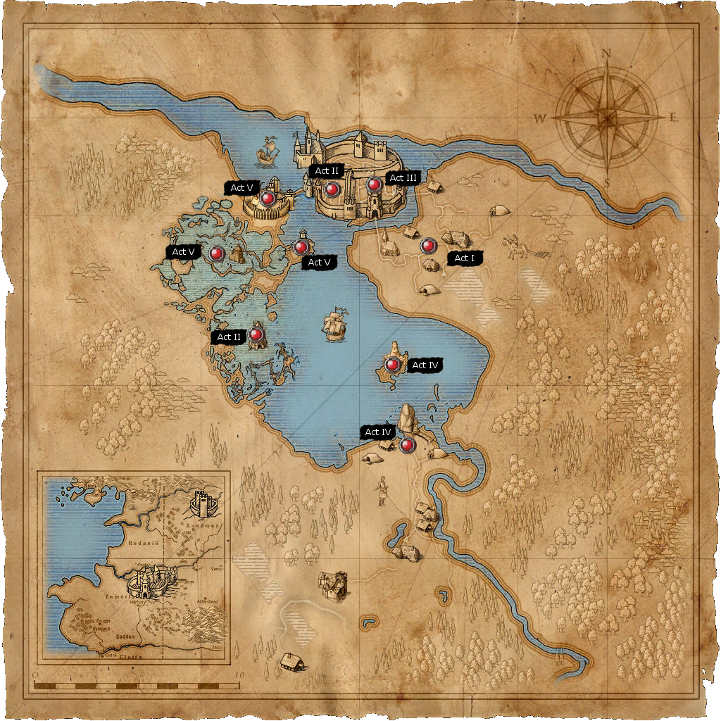 The Witcher Locations Witcher Wiki Fandom