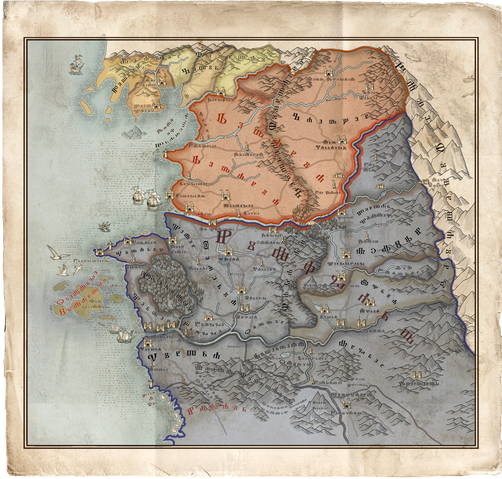 Witcher Northern Realms Map