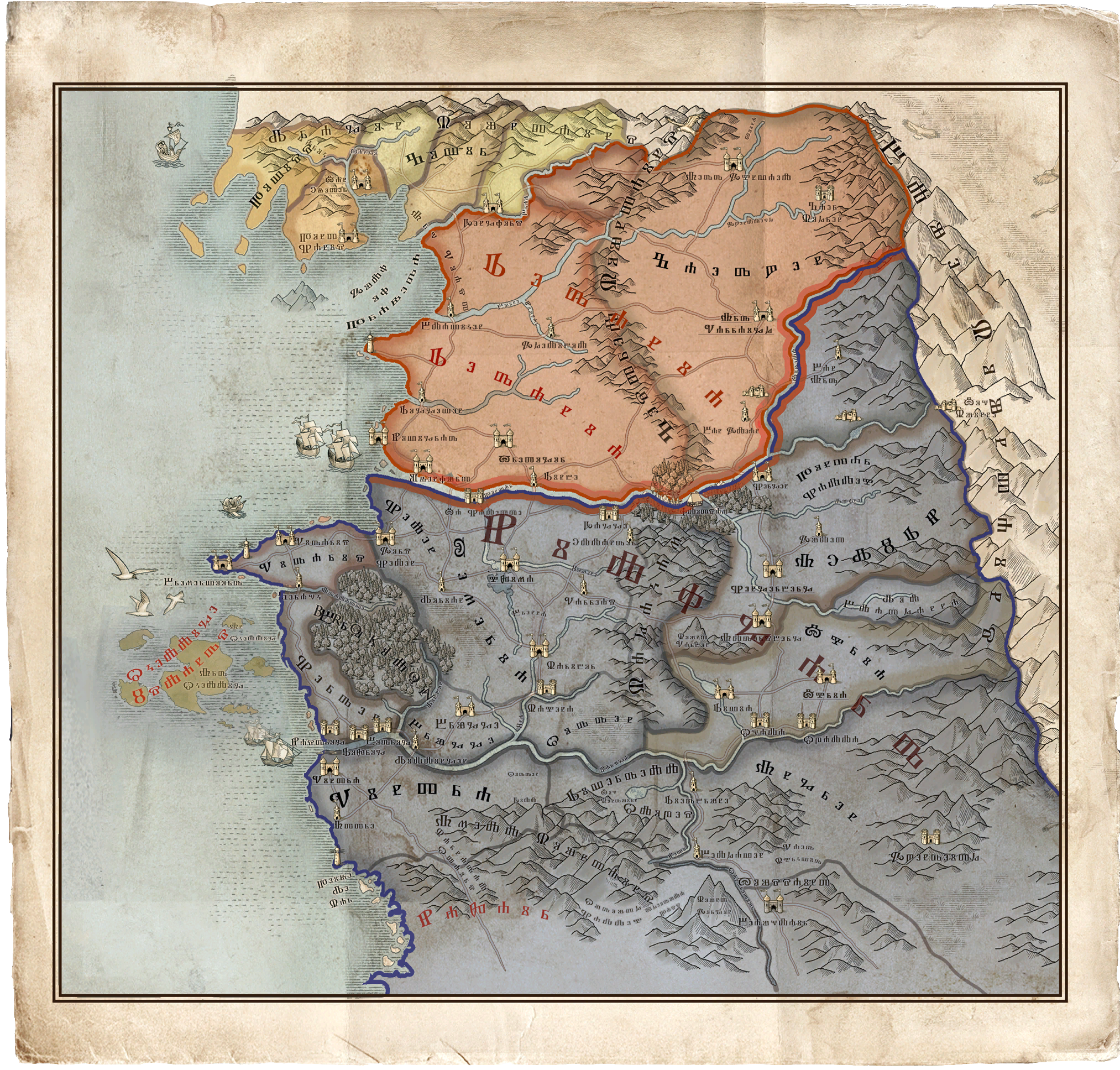 World Map Witcher Wiki Fandom