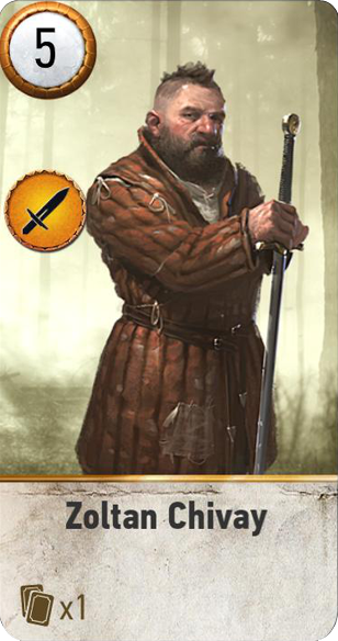Zoltan Chivay Gwent Card Witcher Wiki Fandom