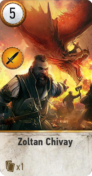 Zoltan Chivay Gwent Card Witcher Wiki Fandom