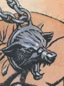 Wolf medallion comics