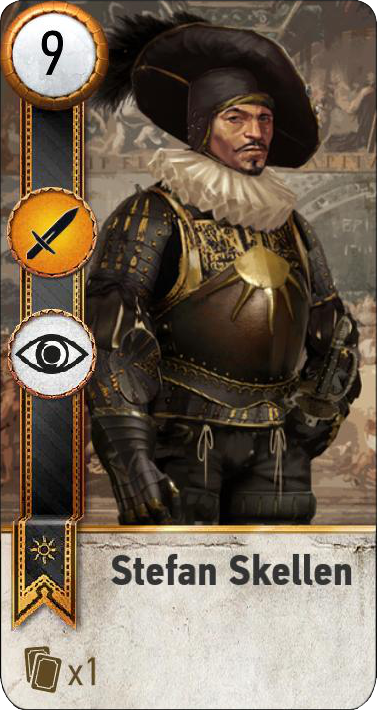 Stefan Skellen Gwent Card Witcher Wiki Fandom