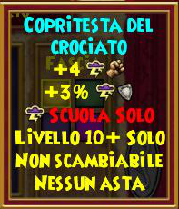 Copritesta del crociato stat