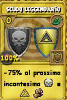 Scudo leggendario oro
