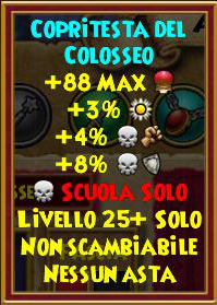 Copritesta del colosseo stat