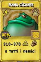 Rana gigante oro