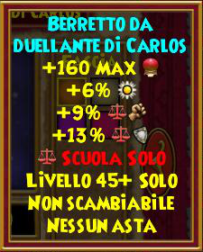 Berretto da duellante di carlos stat