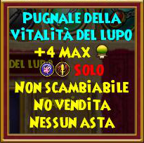 Pugnale della vitalità del lupo