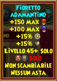 Fioretto adamantino stat