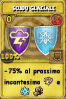 Scudo glaciale oro