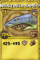 Squalo tempesta oro