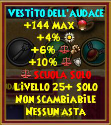 Vestito dell'audace stat