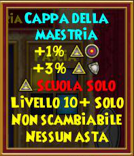 Cappa della maestria stat