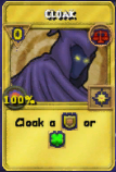 Cloak Treasure Card