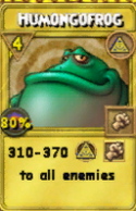 Humongofrog Treasure Card | Wizard 101 Wiki | FANDOM powered by Wikia