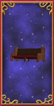 Carved Pew