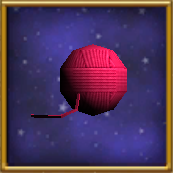 Ball of Red Yarn