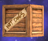 Crate of Hot Dogs