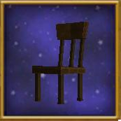 Blocked Wooden Chair