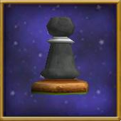 Black Pawn Chesspiece