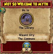 Not so Welcome to Myth