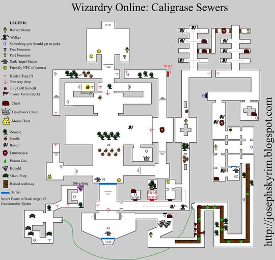 Josephsky's Caligrase Map