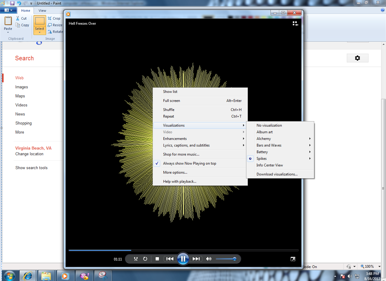 install windows media player visualizations bubbles