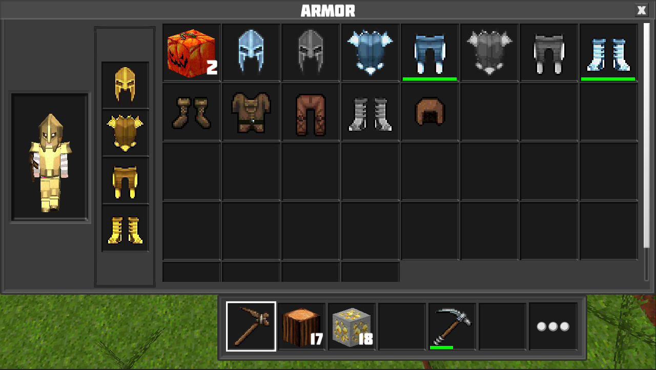 boundless game armor recipes