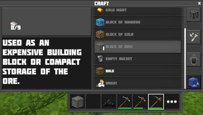 BLOCK OF IRON